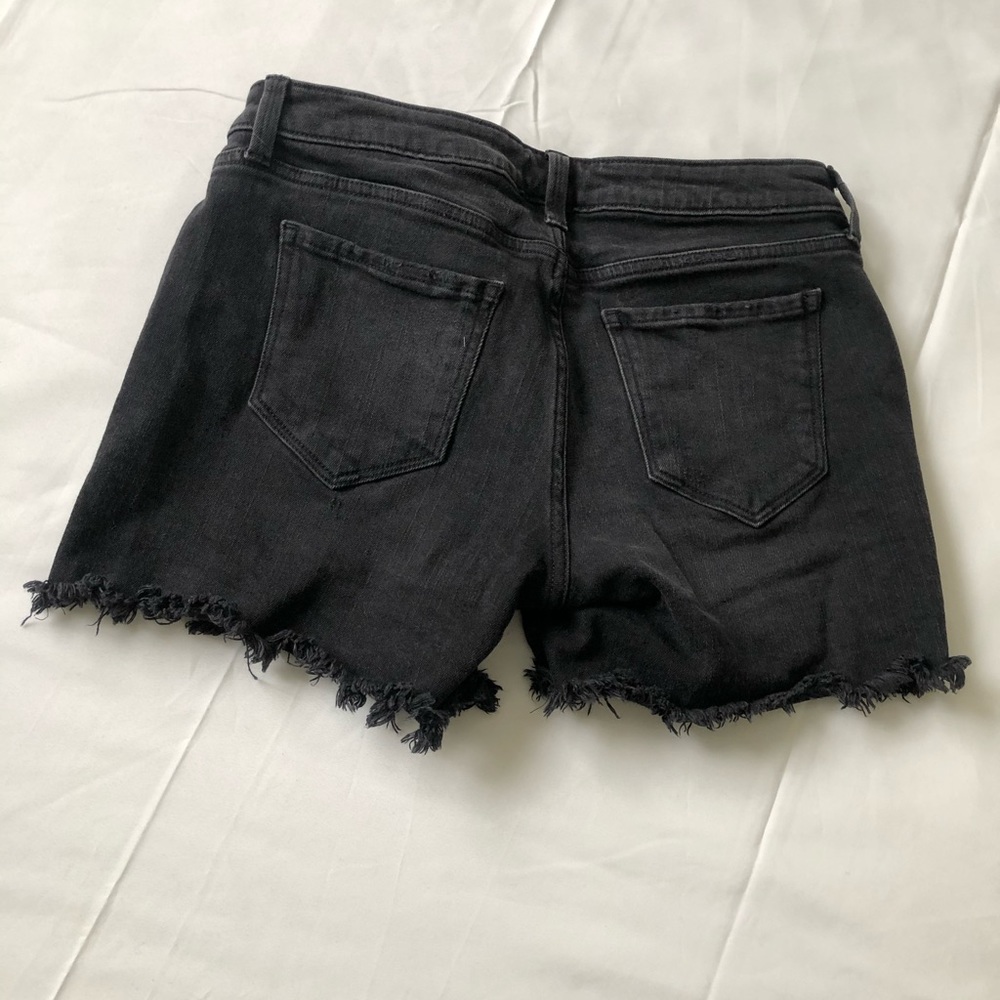 Black Jean Shorts - Picture 2 of 4